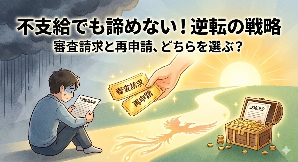 不支給でも諦めない！逆転の戦略‗審査請求と再申請、どちらを選ぶ？