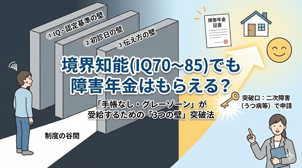境界知能（IQ70～85）でも障害年金はもらえる？