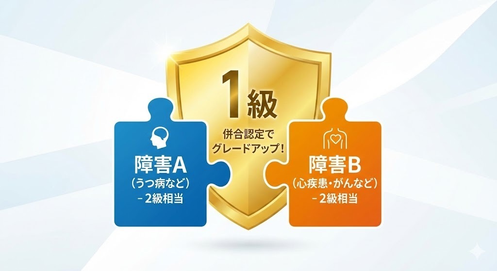 診断書は2種類必要？複数の病気がある場合の「併合認定」で等級を上げる方法