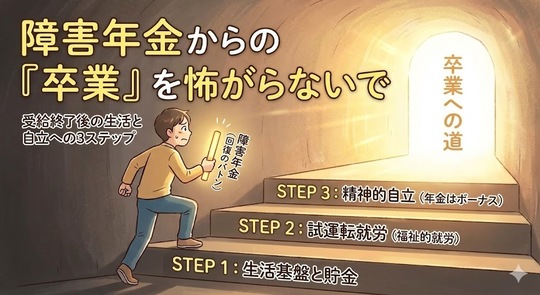 障害年金からの「卒業」を怖がらないで