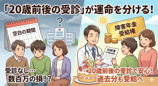 「20歳前後の受診」が運命を分ける！