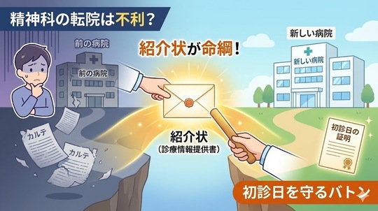 精神科の転院は障害年金に不利？「紹介状」がないと起きる悲劇と正しい対策